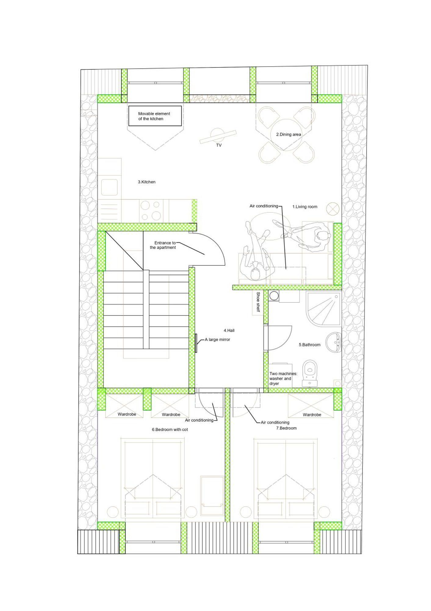 Downtown Apartment Цетине Экстерьер фото